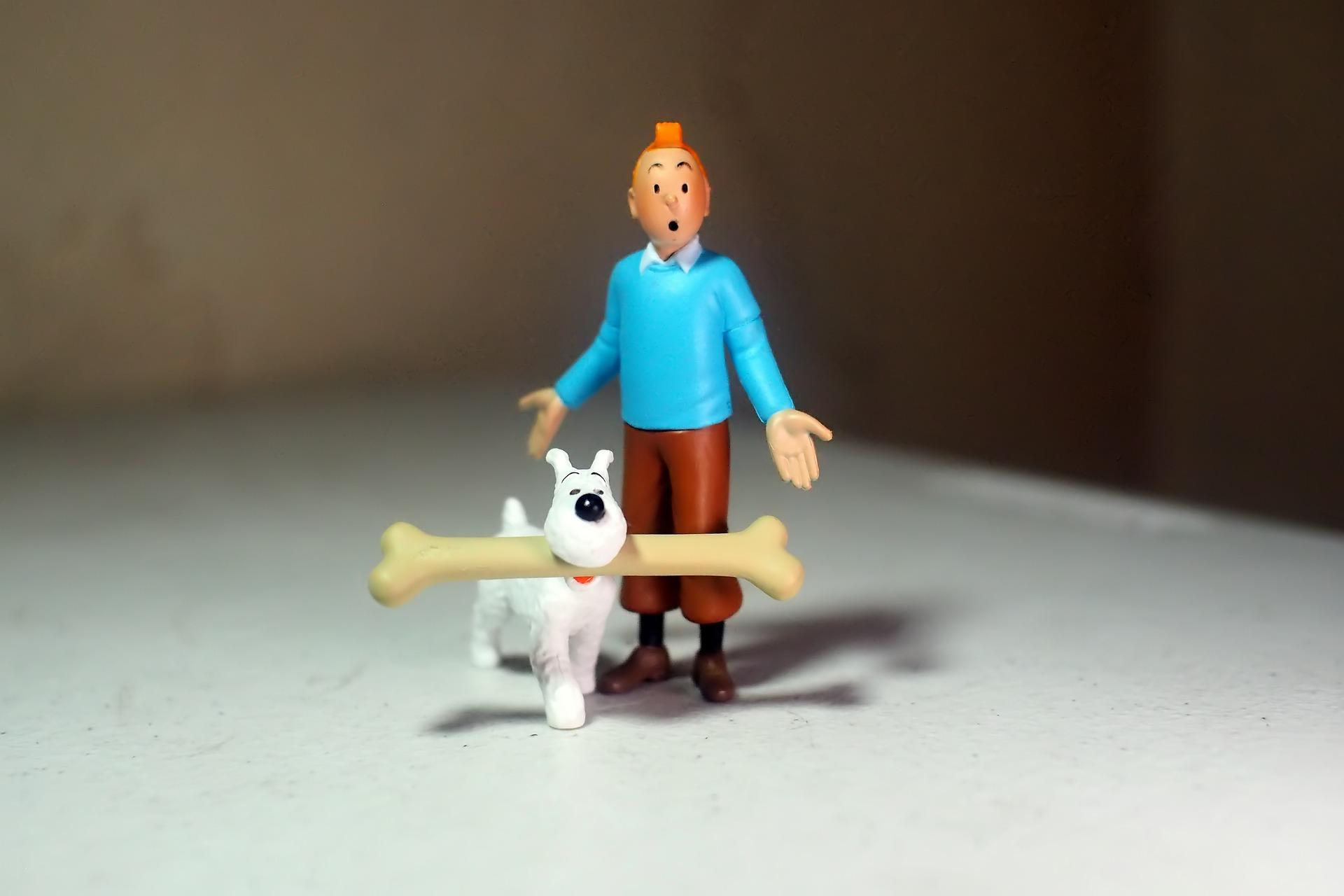 Tintin: the Immersive Adventure at the Atelier des Lumières